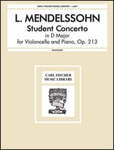 STUDENT CONCERTO IN D MAJOR CELLO SOLO cover